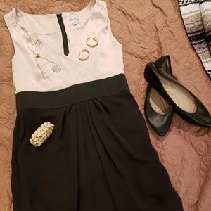 H&M Black and Cream Cocktail Dress
